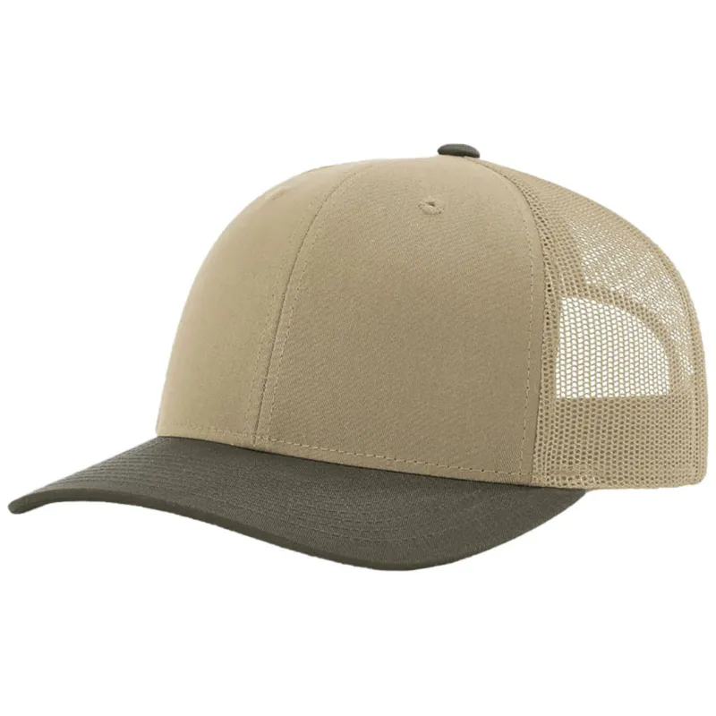 Richardson Khaki/Khaki/Chocolate Chip Trucker Cap