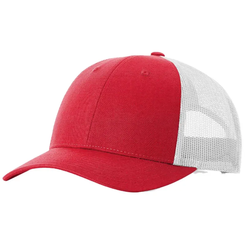 Richardson Red Heather/Light Grey Low Pro Trucker