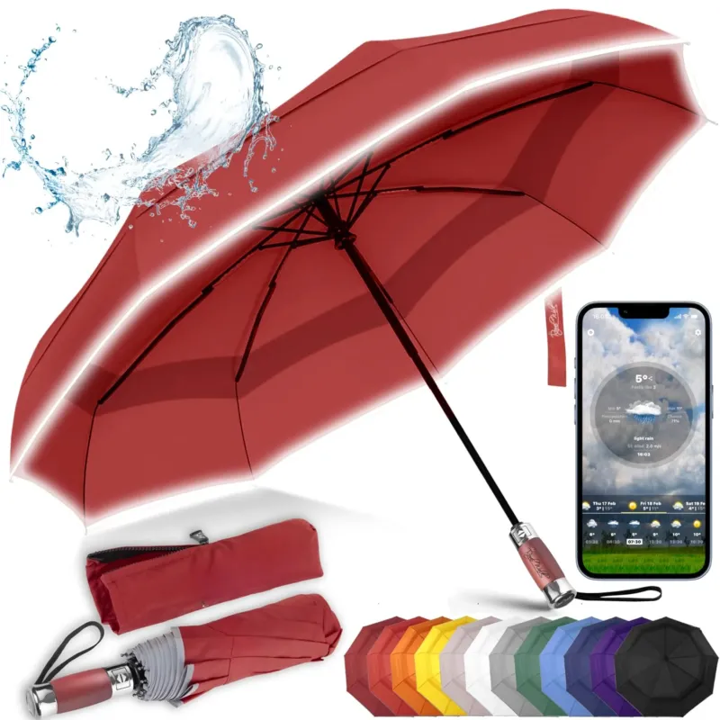 Umbrella Pocket umbrella Automatic open and close Windproof double canopy