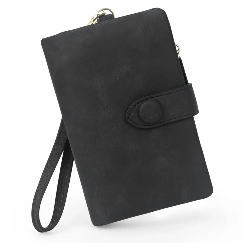 Small Wallet,Leather RFID Wallet with Many Card Slots