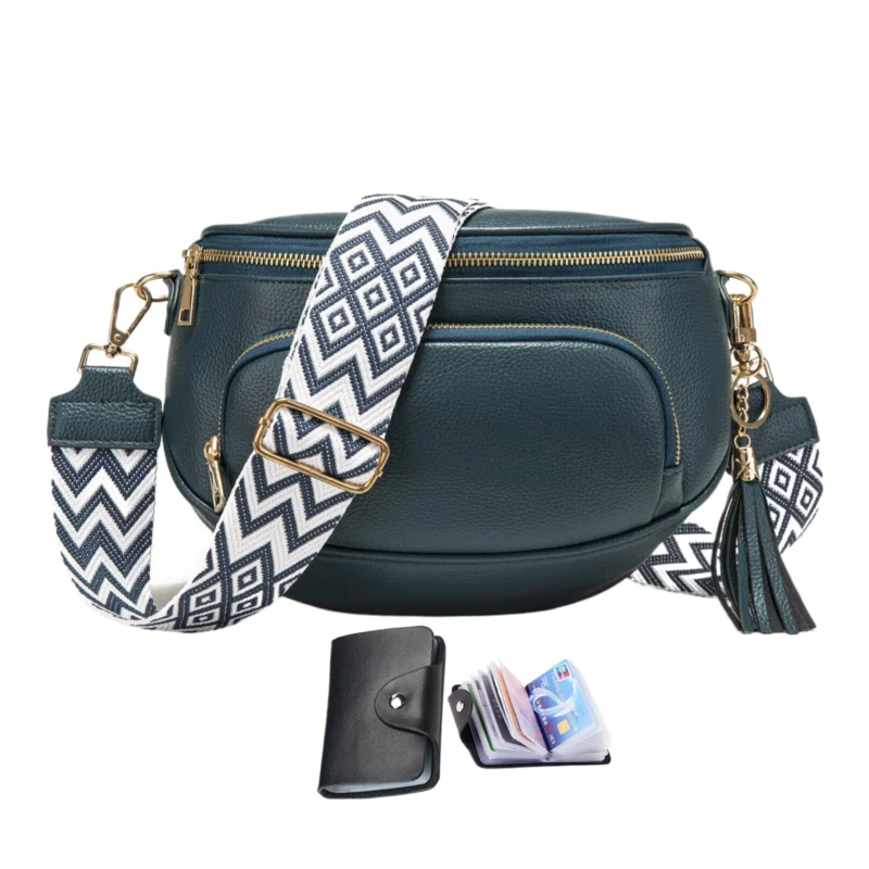 Shoulder bag Large crossbody bag Vegan leather cell phone bag Send RFID blocking