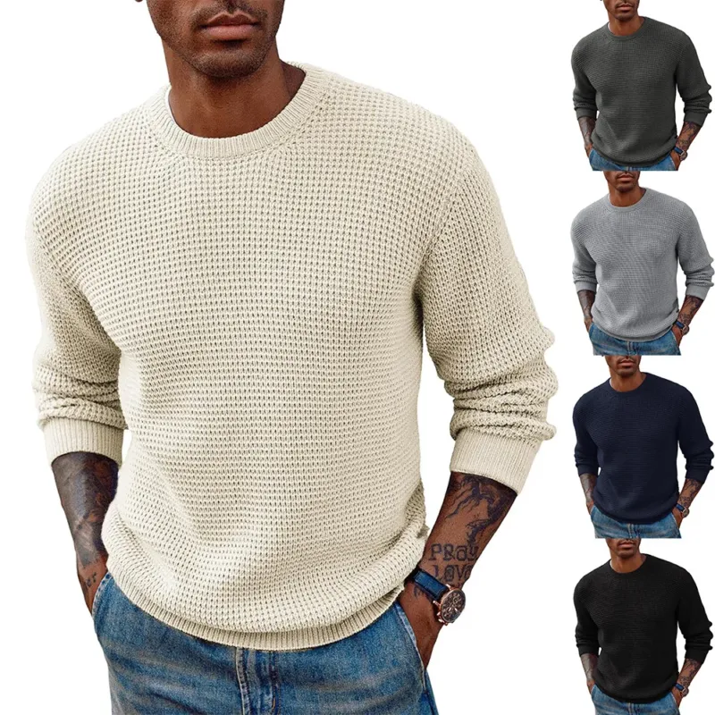Herren Strukturierter Pullover – Norvane