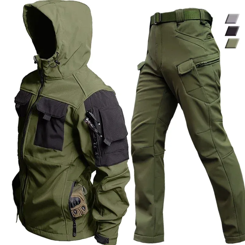 Wasserdichter Thermoanzug mit Mehreren Taschen für Herren – Montaro