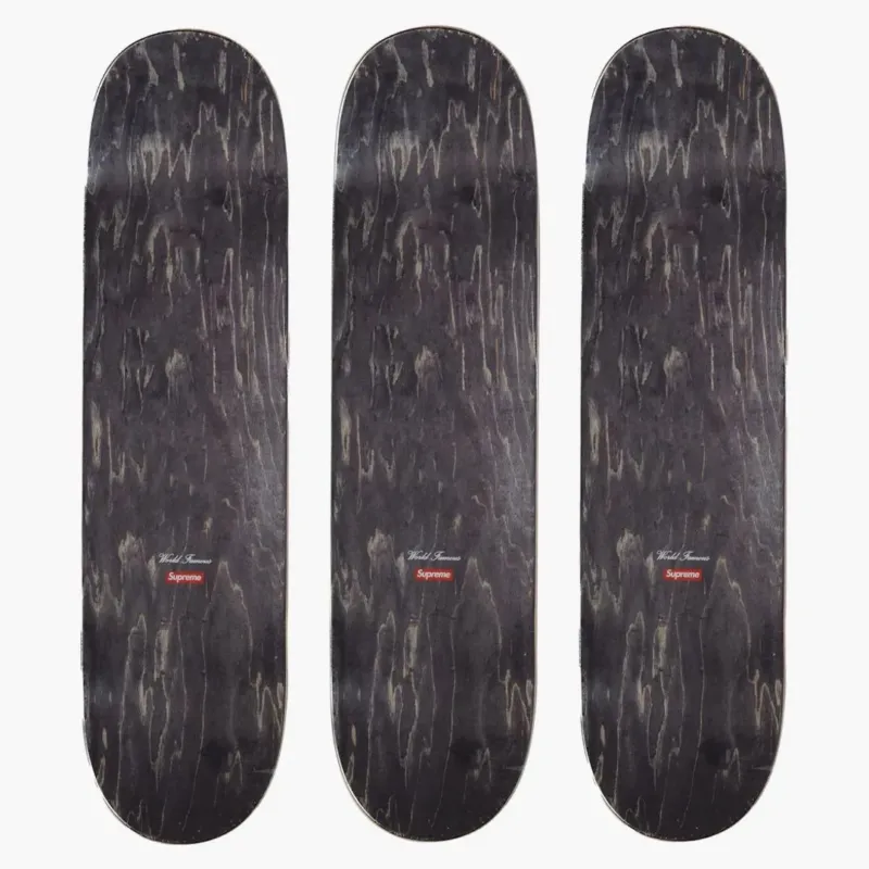 Supreme Celtic Knot Skateboard Deck Set Black/red/blue