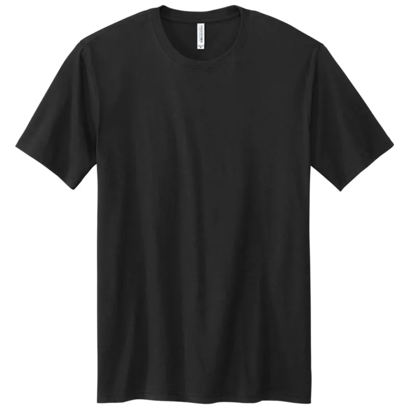 Volunteer Unisex Deep Black Solid Knitwear Tri Tee