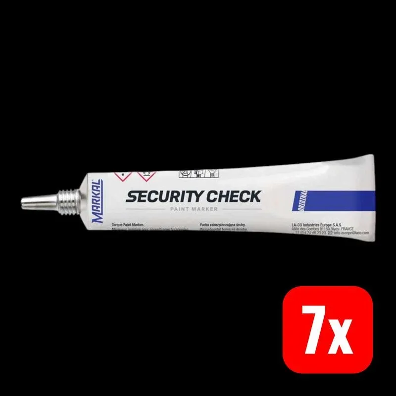 Security Check Paint Marker Black Extended Plastic Tip - 0048615966731
