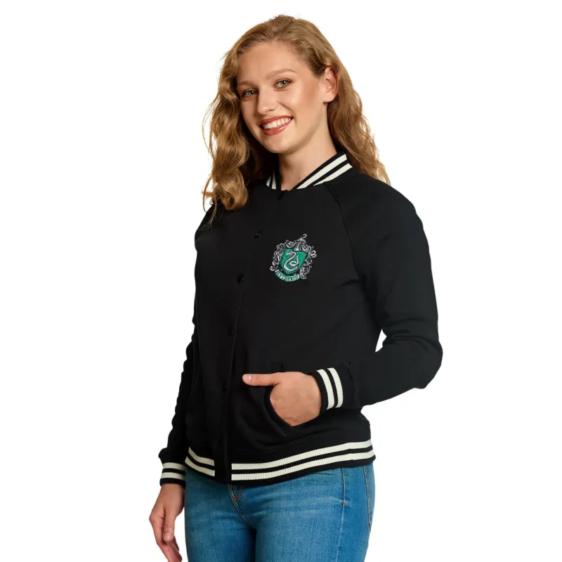 Produktbild Harry Potter - Slytherin Wappen College Jacke Damen schwarz