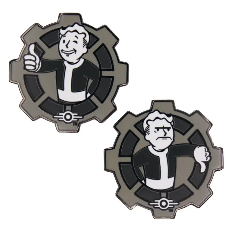 Produktbild Fallout Sammelmünze Decision Black & White Limited Edition